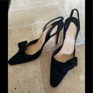 Stunning Christian Louboutin designer black heels
